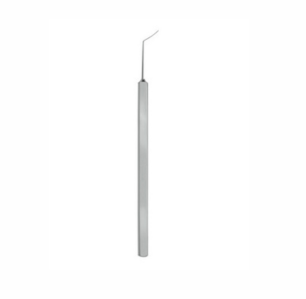 Dalk Corneal Dissector, 125mm, 12mm Long, Flattened Vaulted Spatula With Beveled Tip