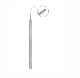 Bonfadini Dalk Spatula, 125mm, 1mm Wide, 8mm Long Flattened Spatula
