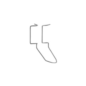 Temporal Approach Wire Speculum, 40mm, With Spring On Nasal Side 15mm Solid Blades