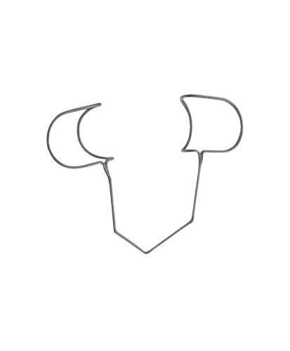 Kratz Barraquer Wire Speculum, 40mm, With Wings, 15mm Blades