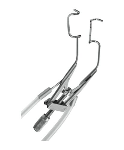 Lieberman Kratz Style Speculum, 86mm, Aspirating Adjustable Mechanism, 15mm Blades