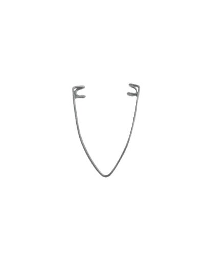 Infant Lid Speculum, 35mm, Closed Wire Blades Gently Curved Spring, 4mm Blades