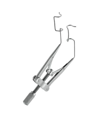 Lieberman Eye Speculum, 86mm, K Wire, Adjustable Mechanism, 15mm Blades, Standard