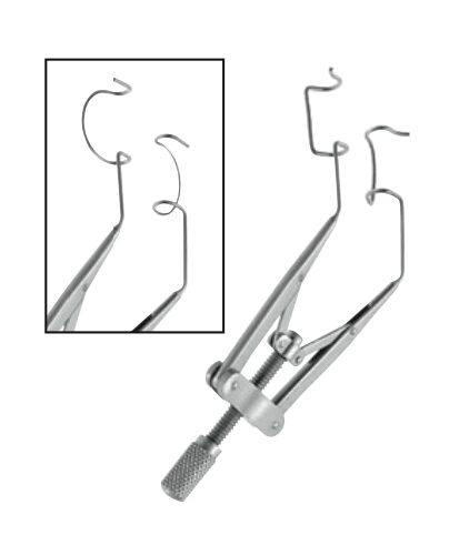 Thorlakson Eye Speculum, 86mm, Adjustable Mechanism, Rounded, 11mm Blades