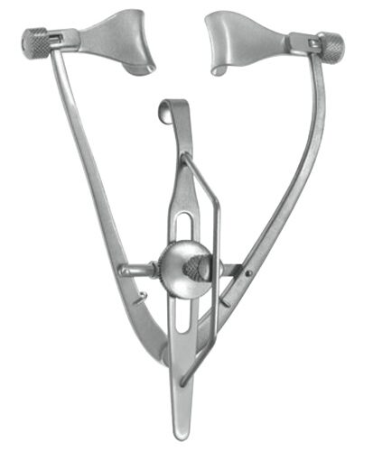 Maumenee Park Eye Speculum, 100mm, With Canthus Hook, 15mm Solid Blades