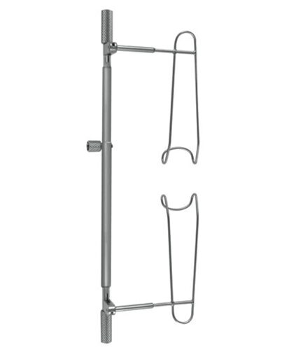 Schott Eye Speculum, With Rotatable Adjustment For Precise Control Of Blade Elevation, 16mm Wire Blades