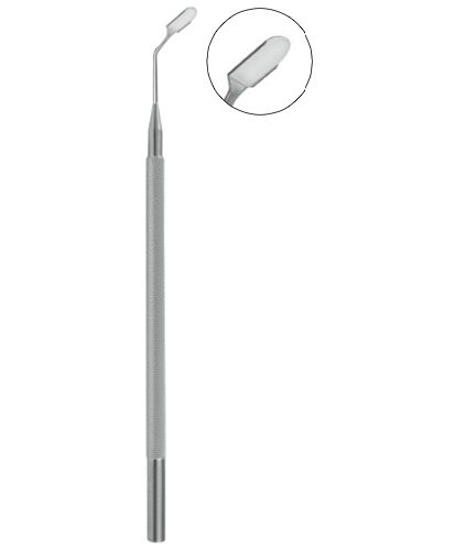 Rosenwasser Lamella Donor Shovel, 115mm, 9mm Long and 5mm Wide Plate With Retaining Rim on 3 Sides