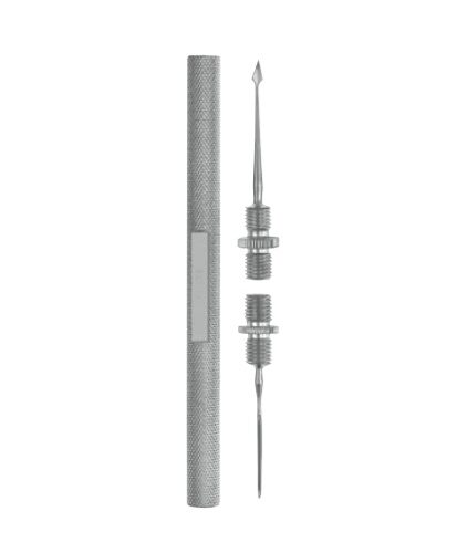 Spud & Gouge In Reversible Handle, 180mm, 3 x 5mm Needle Tip On One Side 1 7 x 15mm Gouge Tip On Other Side In Reversible Handle