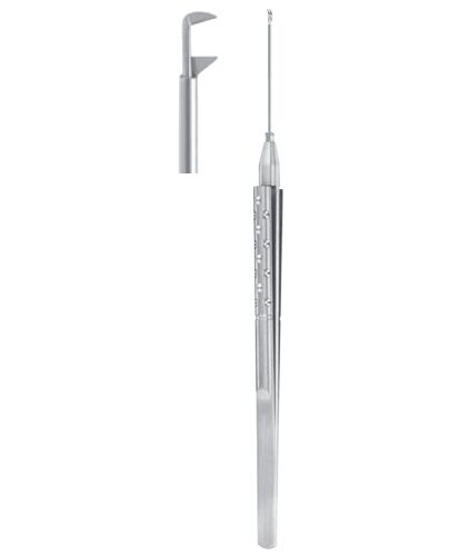 Squeeze Handle Scissors, 150mm, Vertical, 80 Degree, 20 G