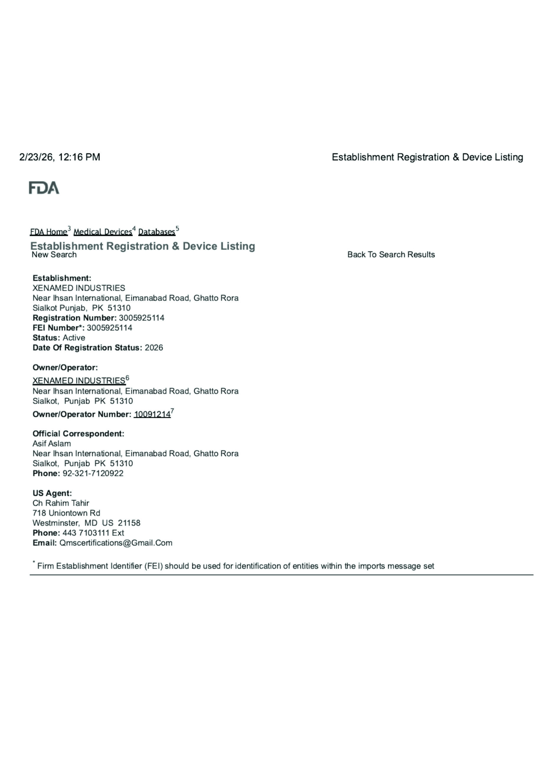FDA Device listing Registration scaled