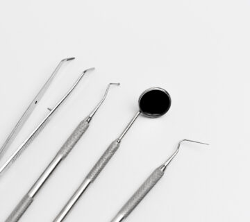 Close up dentist instruments 360x320